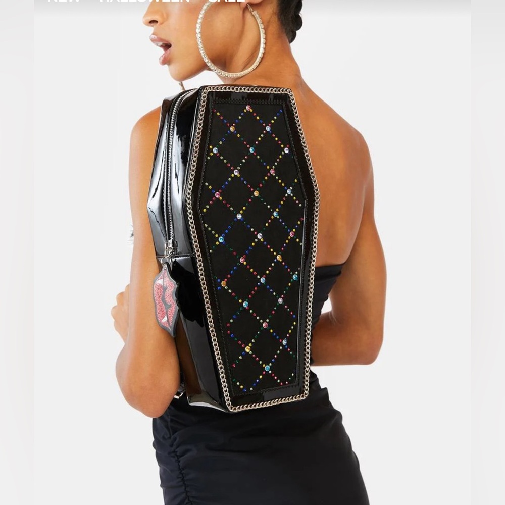 Betsy Johnson coffin bag